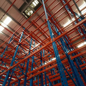 Heavy Duty Single Deep Industrial Selective Pallet Rack Steel Powder Coated