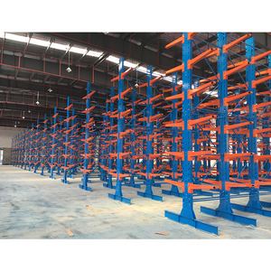 China Wholesale Supplier Stable Structure Cantilever Racking with Good Load Capacity Rolling Cantilever Extrusion Rack on Wheels