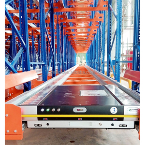 Customized High Density Storage LIFO Pallet Shuttle Racking Galvanized Warehouse Racks Series Pallet Radio- Shuttle Rack System