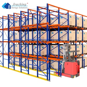 Warehouse Heavy Duty Industrial Shelves Steel EU Blue And Orange Selective Pallet Racking