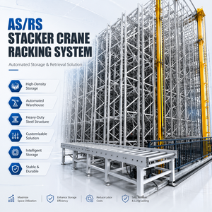 Automated ASRS Mezzanine Rack Stacker Crane Racking System