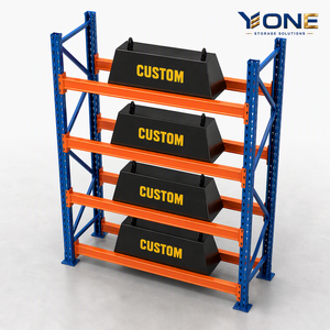 Selective Pallet Racking System Steel Storage Rack Heavy Duty Boltless Adjustable 5-Tier Industrial Racks