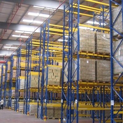 Pallet racking project for an industrial warehouse
