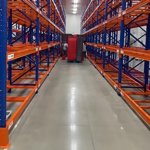 Long Span Heavy Duty Beam Racking with Straight Support Rail High Load Steel Shelving for Oversized Pallets