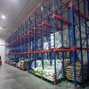 Forklift Drive-in Pallet Rack Heavy Duty Steel 5-Layer Storage System