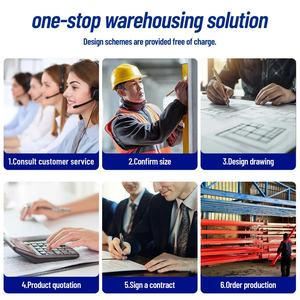 Heavy Duty Metal Standing Type Pallet Racking System with Five Layers Black Drum Shelving