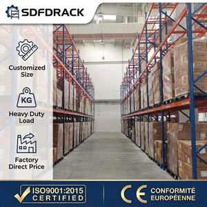 Heavy Duty Warehouse Pallet Racks Customized High Load 1000kg-5000kg Industrial Storage Selective Steel Pallet Racking System