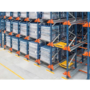 Stacking Racks High-Density Pallet Shuttle Racking 4-Way Shuttle Asrs System