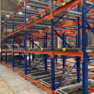 Heavy Load 2000kg Push Back Pallet Racking