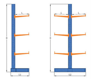 Jracking CE Certified Cantilever Rack for Profiles