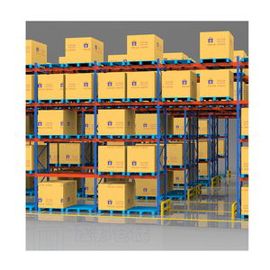 Industrial Heavy Duty Metal Shelving Single Deep Pallet Rack