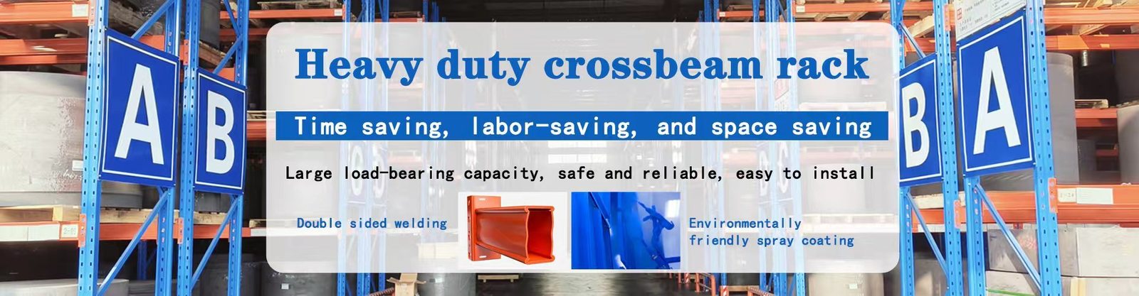 Adjustable industrial warehouse storage rack shelving